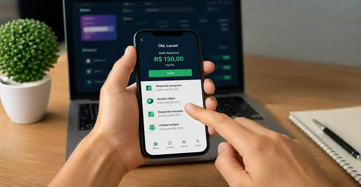 44 aplicativos que pagam dinheiro via PIX em 2026