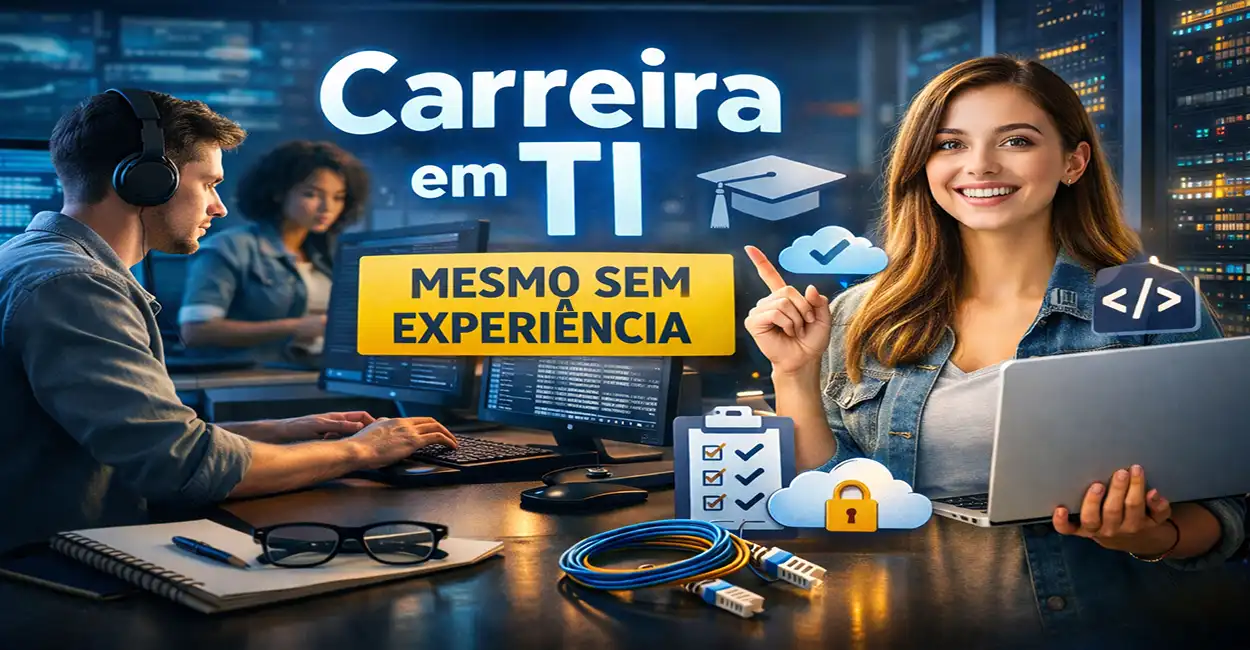 Pessoa começando na área de TI sem experiência