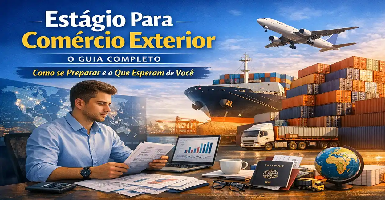 Estágio em Comércio Exterior: Guia completo para iniciar carreira no mercado internacional