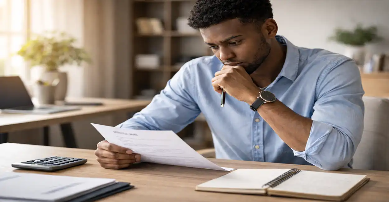 Cédulas de dinheiro ao lado de um currículo representando a pretensão salarial