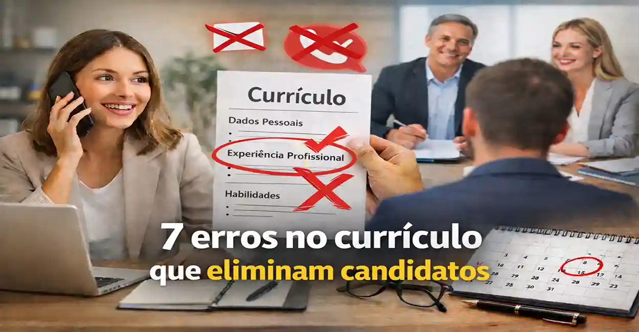 ⚠️ 7 erros no currículo que eliminam candidatos (e como evitar)
