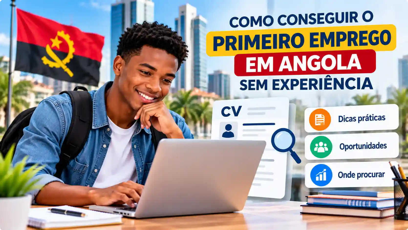 Como conseguir o primeiro emprego em Angola sem experiência