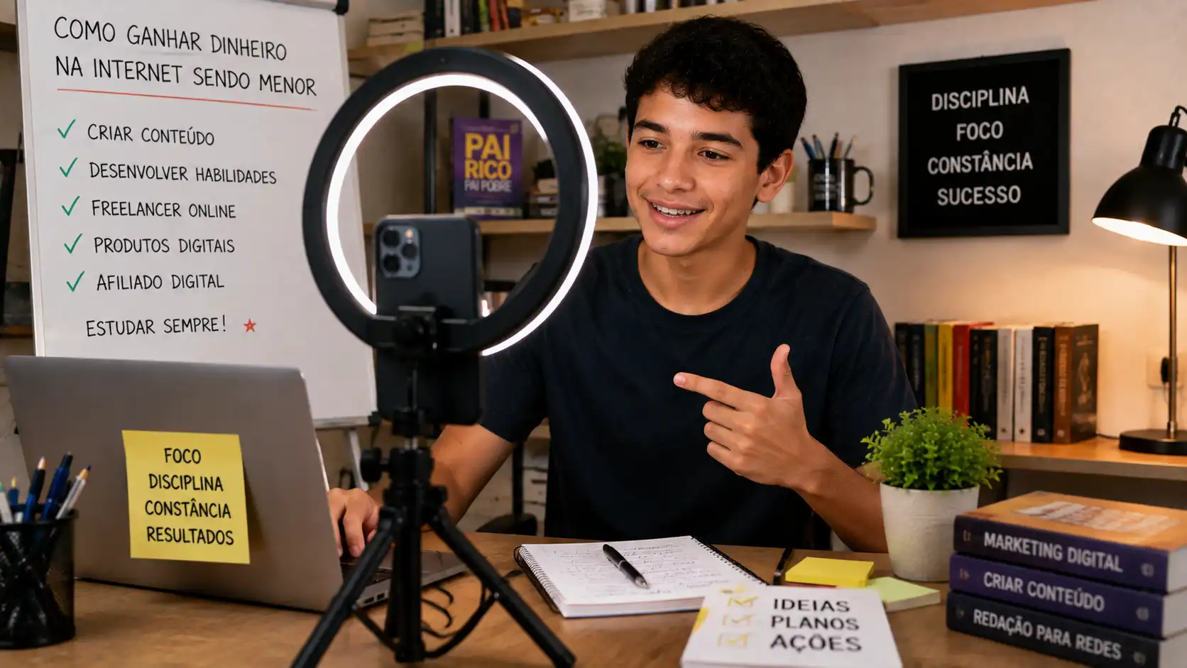 Como Ganhar Dinheiro na Internet Sendo Menor de Idade em 2026