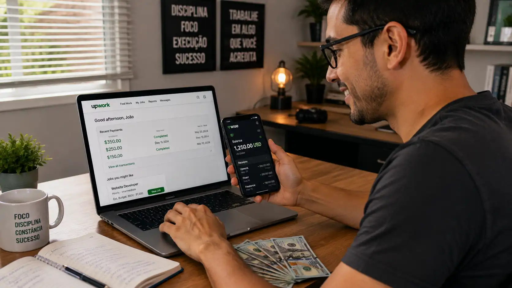 Como Ganhar em Dolar na Internet Trabalhando do Brasil 2026
