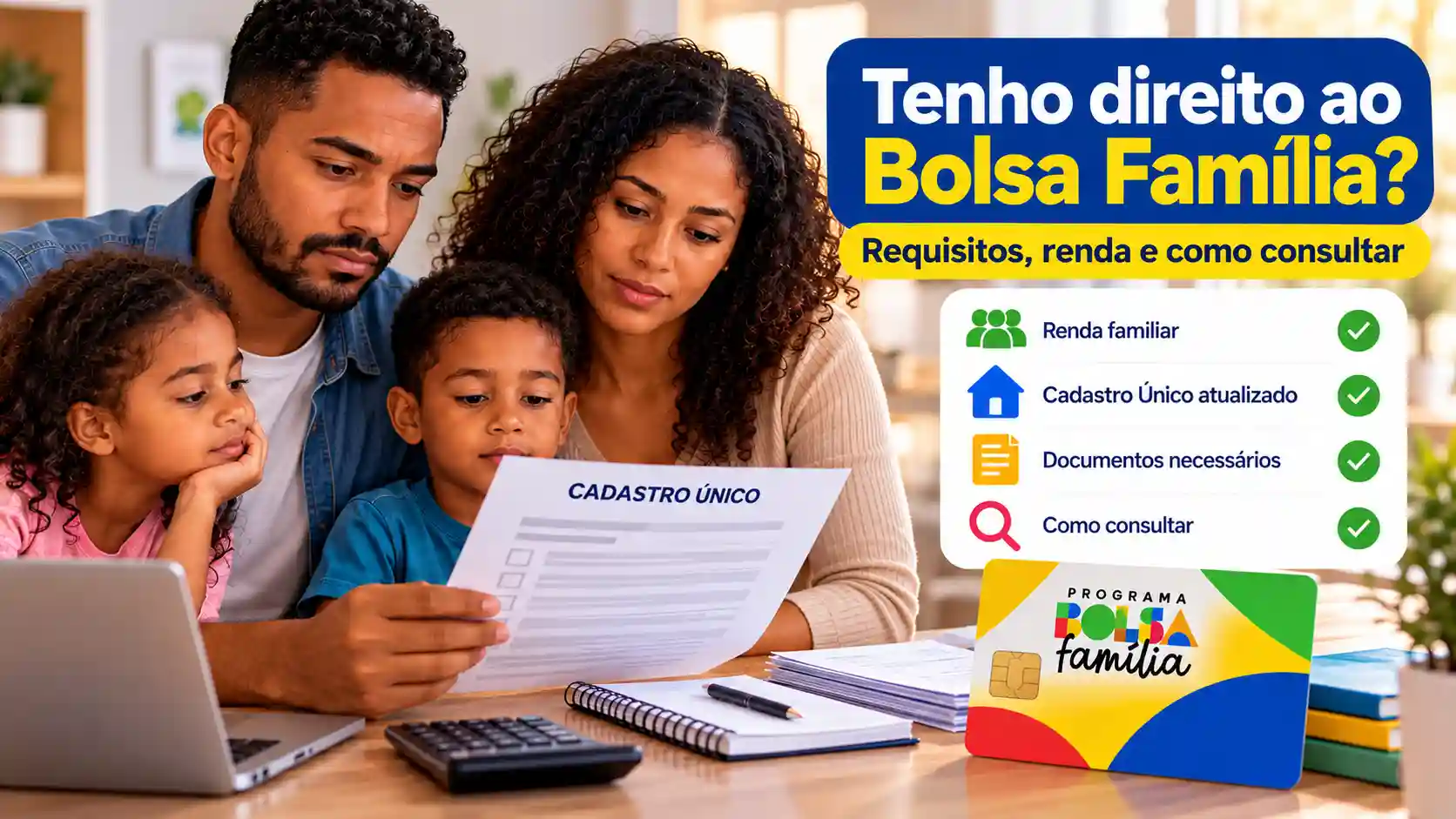 Como saber se tenho direito ao Bolsa Família? Requisitos e consulta