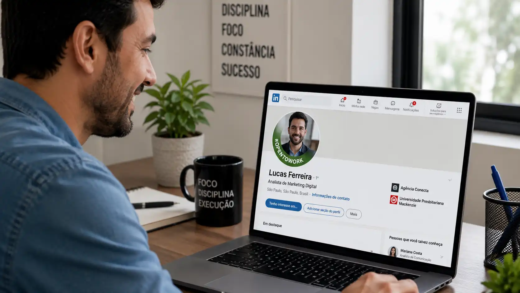 Como Ativar o OpenToWork no LinkedIn: Guia Completo