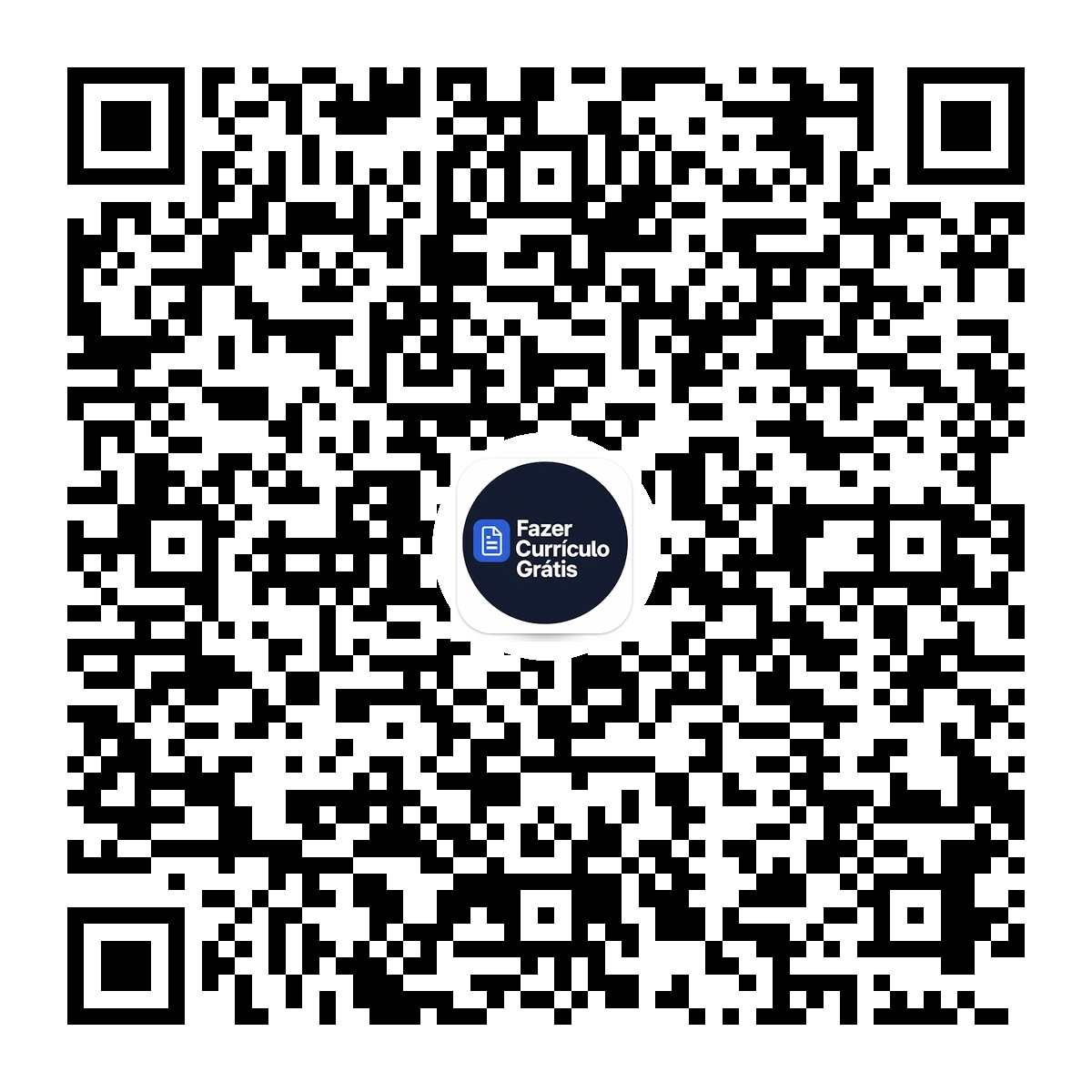 QR Code para baixar o aplicativo FazerCurriculoGr��tis na Google Play